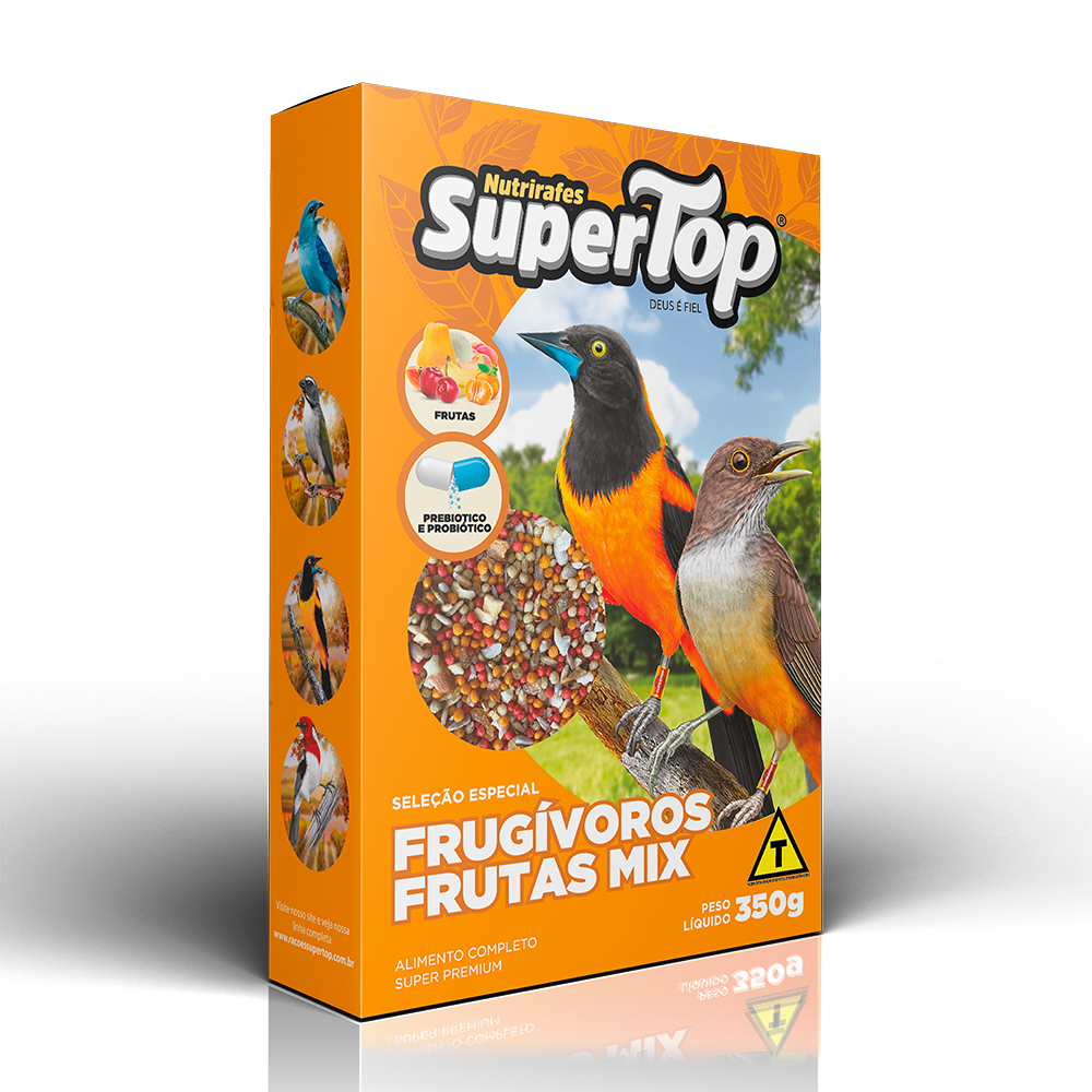Seleção Especial Frugívoros  Fruta Mix 350g
